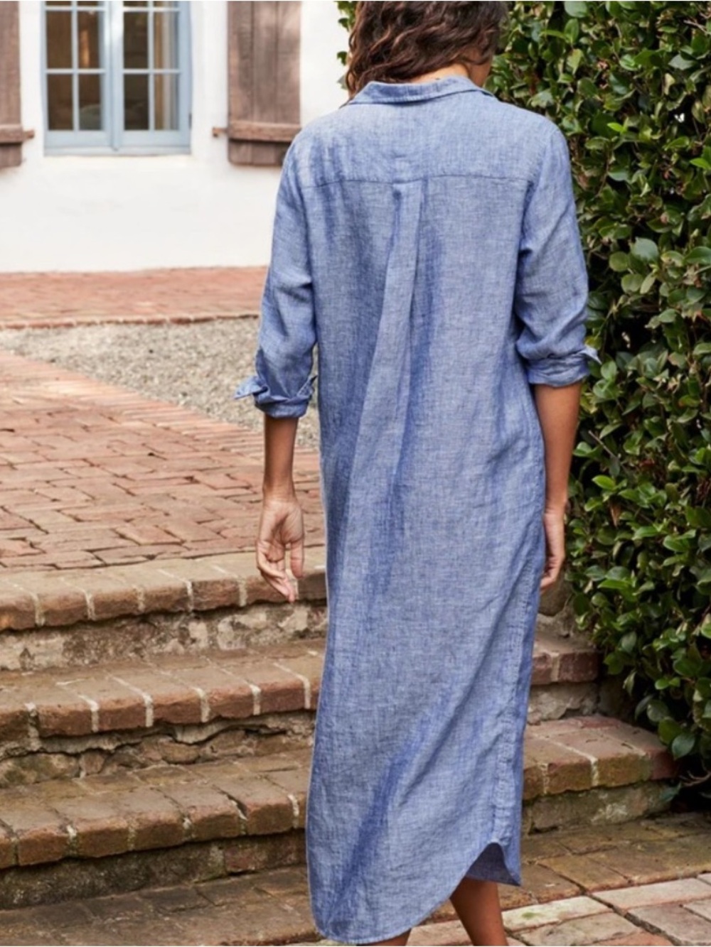 Frank & Eileen Rory Maxi Button down Linen Dress - Picture 11 of 15